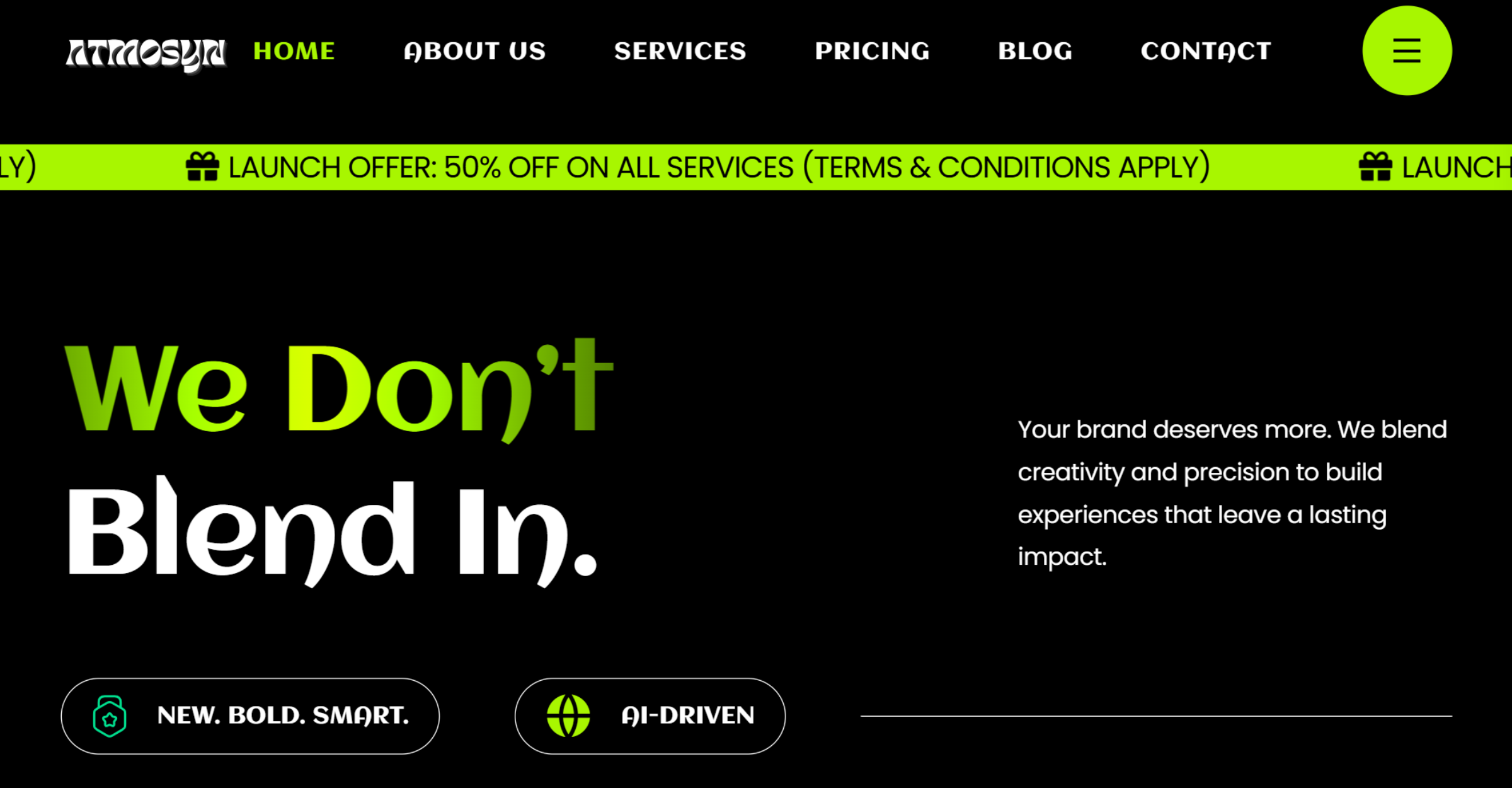Atmosyn Website